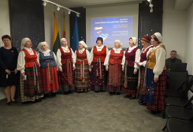 Ukrainos palaikymo akcijoje – žinia iš Lazdijų: eisime su Jumis iki pergalės