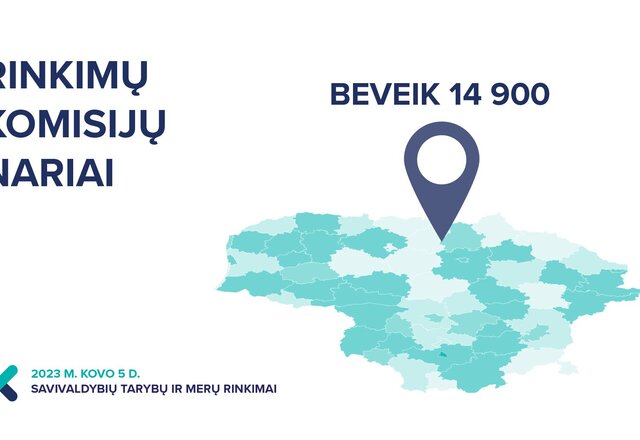 Savivaldybių tarybų ir merų rinkimuose dirbs beveik 14,9 tūkstančio rinkimų komisijų narių  