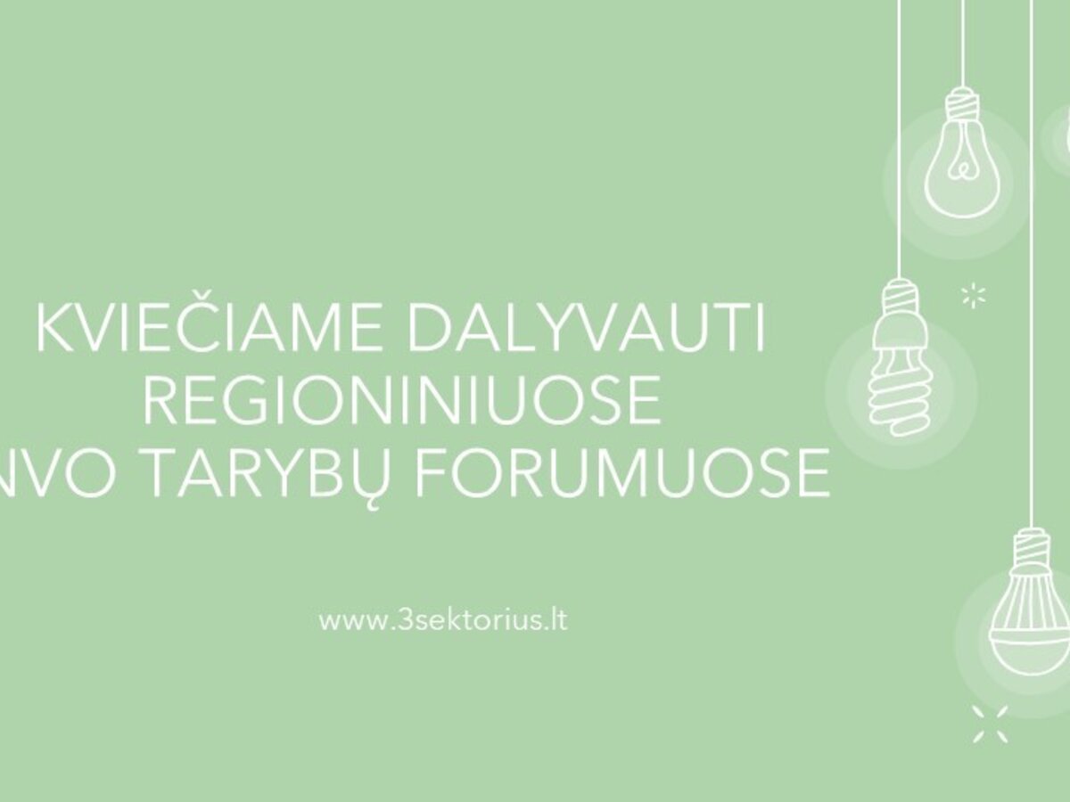 Kviečiame dalyvauti Alytaus regiono NVO forume
