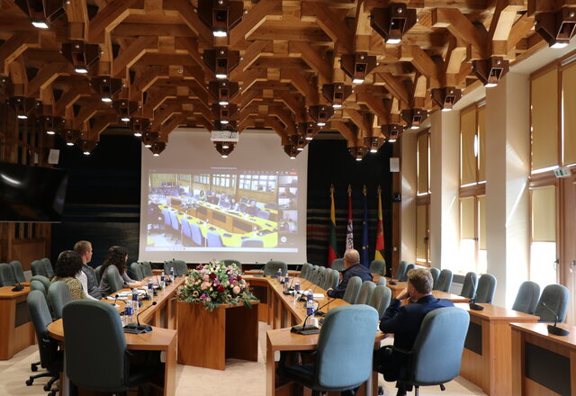 Lazdijuose aptarti  bendri gaisrų prevencijos veiksmai 2023 metais