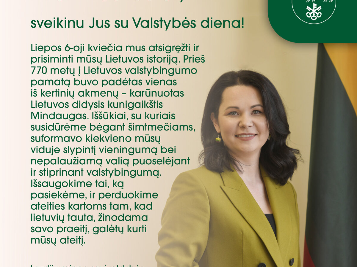 Sveikiname su Valstybės diena!