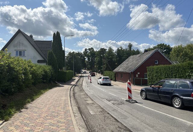 Remontuojama Kauno gatvė Lazdijuose: panaikins provėžas