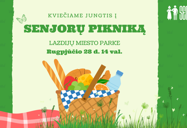 Kviečia į senjorų pikniką