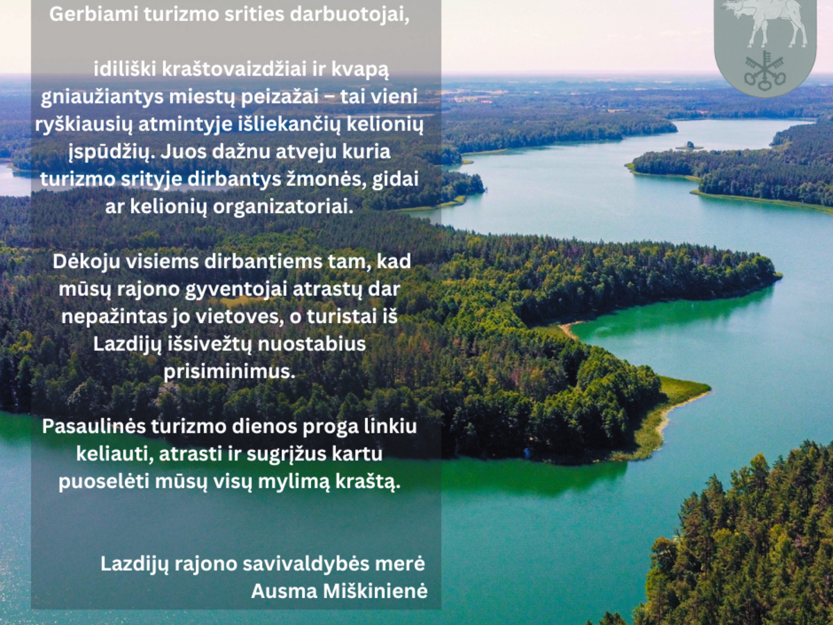 Sveikiname su turizmo diena!