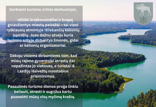 Sveikiname su turizmo diena!