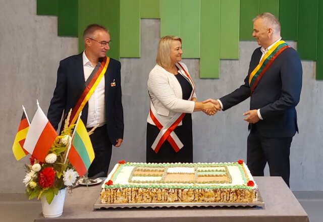 Lazdijų rajono delegacija apsilankė Velenyje