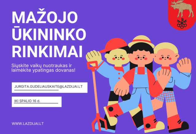 Nuotraukų konkursas „Mažasis ūkininkas“!