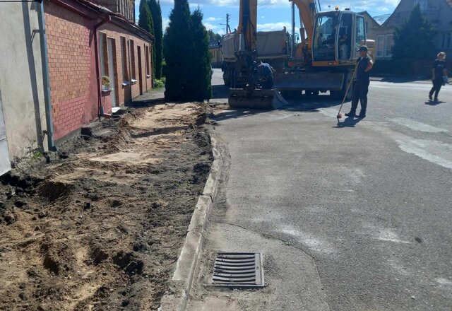 Pokyčiai Seirijuose: naują šaligatvį greitai turės pagrindinė miestelio gatvė