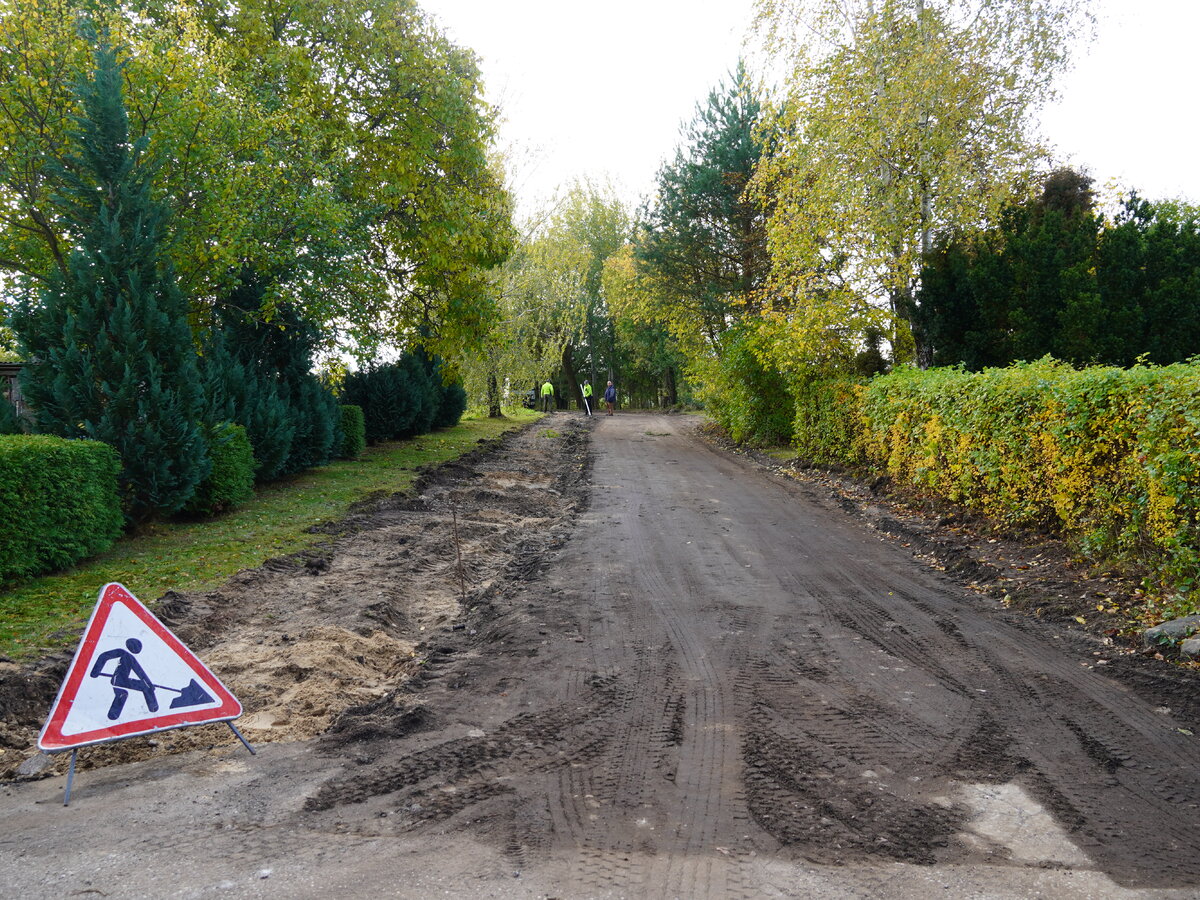 Šventežeryje – kelio remontas: asfalto danga ir naujas šaligatvis bus įrengti kelyje į mokyklą
