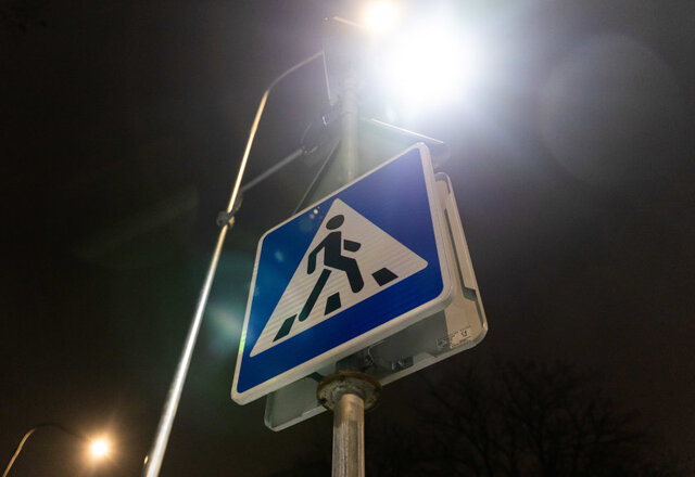 Šiandien ryte dalyje Lazdijų miesto buvo tamsu – nedegė apšvietimas