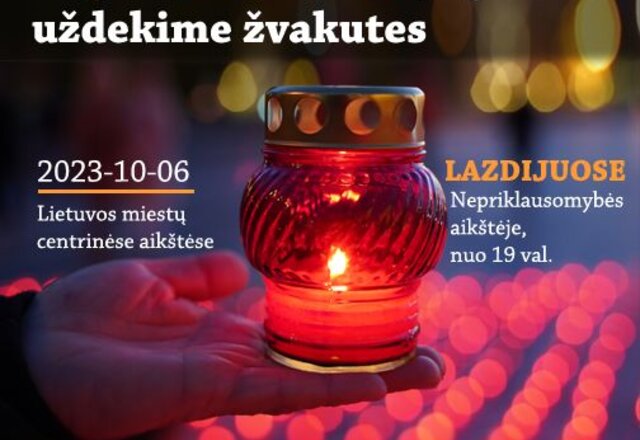 Pagerbsime organų donorus: spalio 6 d. jų atminimui uždegsime žvakeles