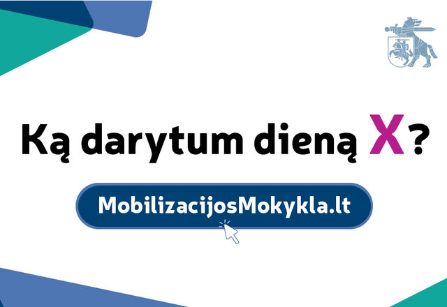 Startavo informacinė-edukacinė platforma „Mobilizacijos mokykla“!