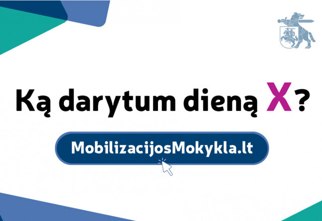 Startavo informacinė-edukacinė platforma „Mobilizacijos mokykla“!