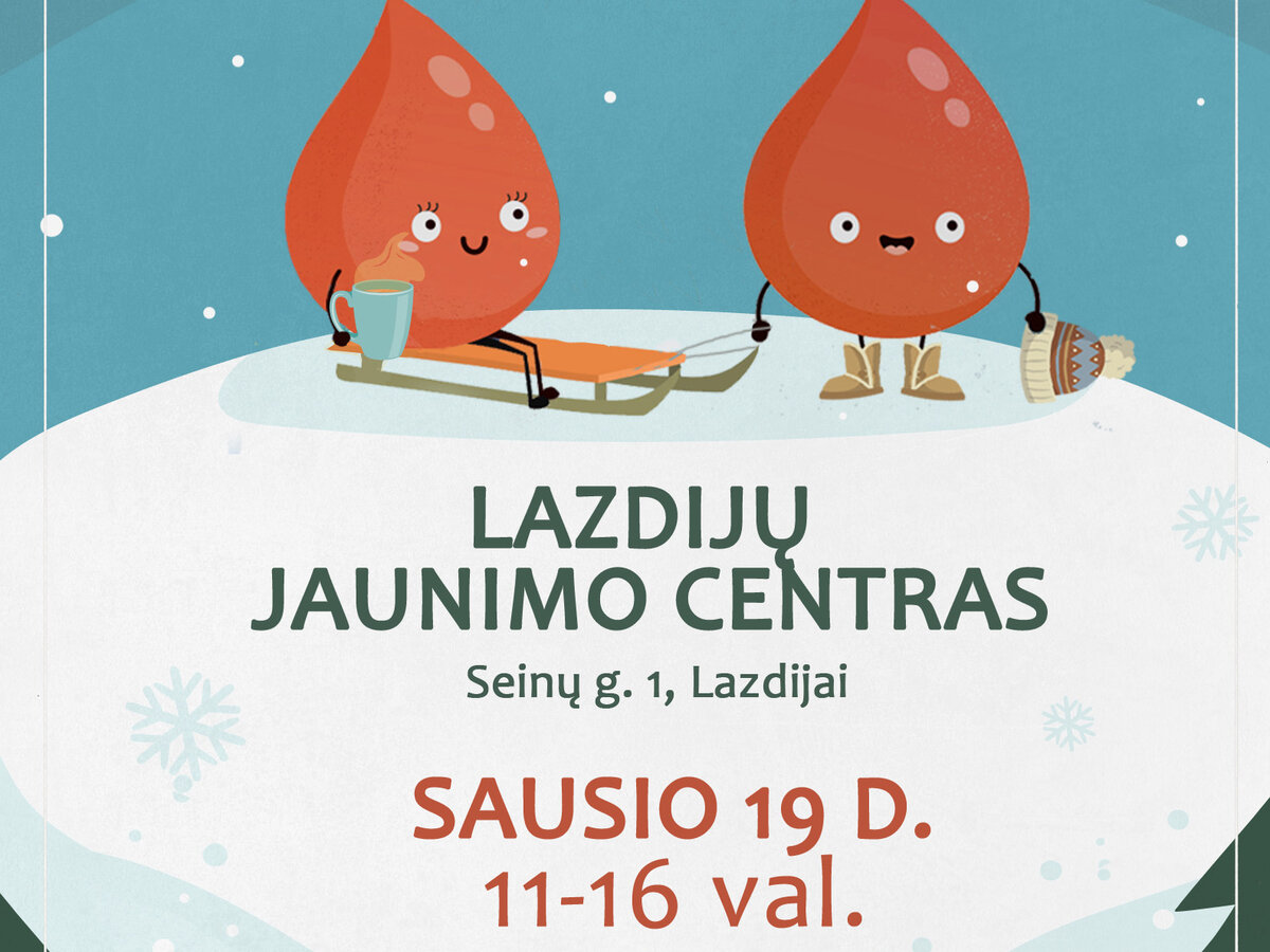 Kviečiame padovanoti kraujo!