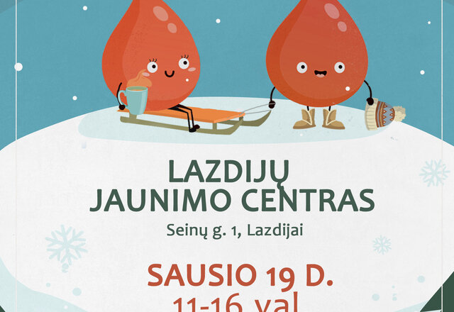Kviečiame padovanoti kraujo!