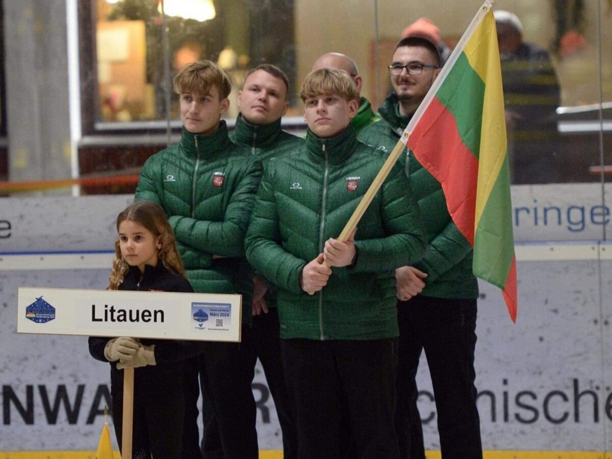 Istorinis Lietuvos rinktinės debiutas Europos bavariško akmenslydžio čempionato elite – 7 vieta