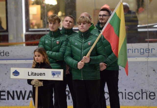 Istorinis Lietuvos rinktinės debiutas Europos bavariško akmenslydžio čempionato elite – 7 vieta