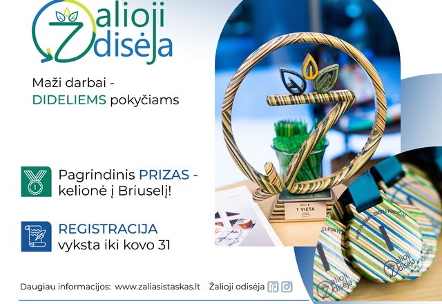 Pagrindinis prizas – kelionė į Briuselį