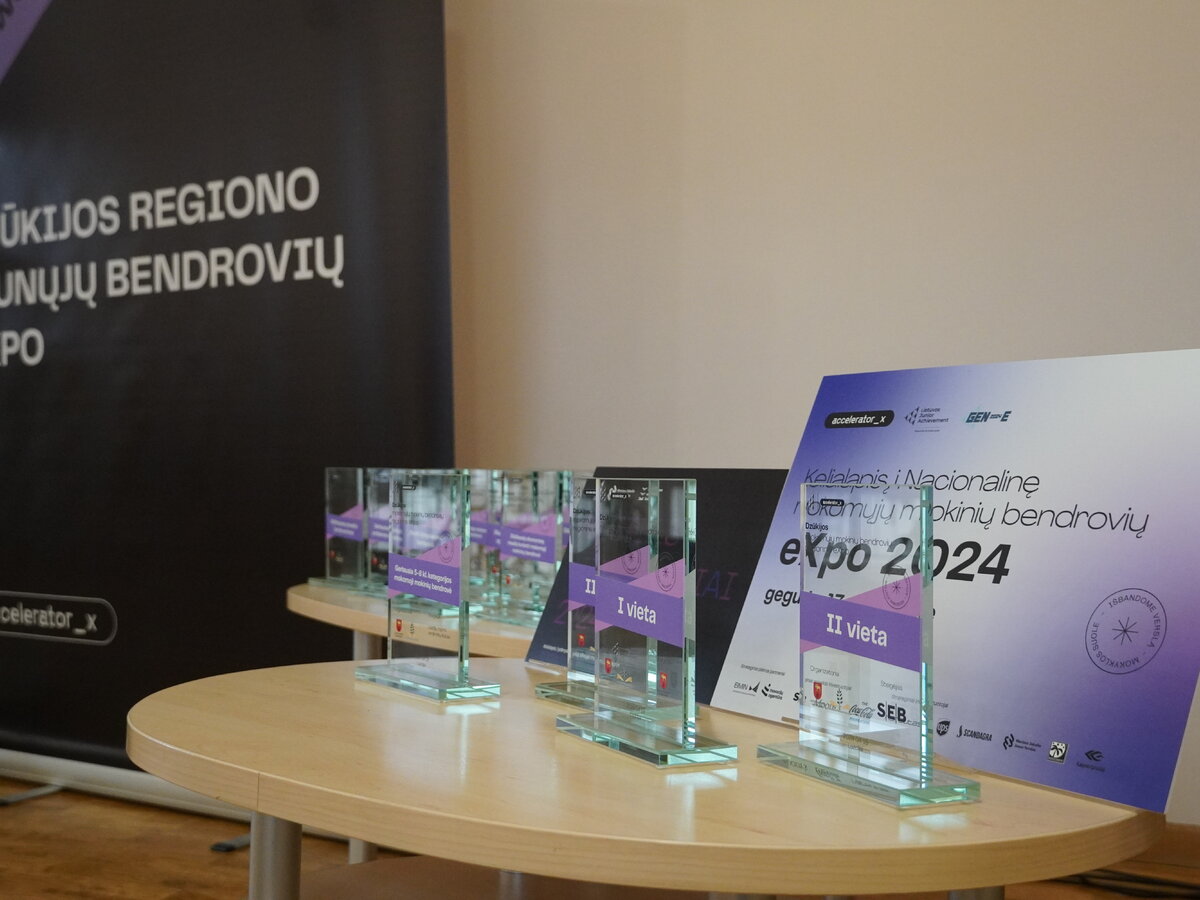Penktadienį Lazdijuose vyko Dzūkijos mokomųjų bendrovių mugė eXpo: nuo saldumynų iki išmanių...