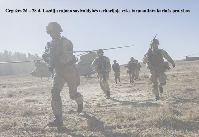 Vyks tarptautinės karinės pratybos
