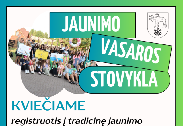 Kviečiame jaunuolius į vasaros stovykla „Niedoje“: registracija jau prasidėjo