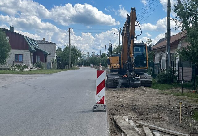 Šeštokuose Kovo 11-osios gatvėje – pradėti kapitalinio remonto darbai