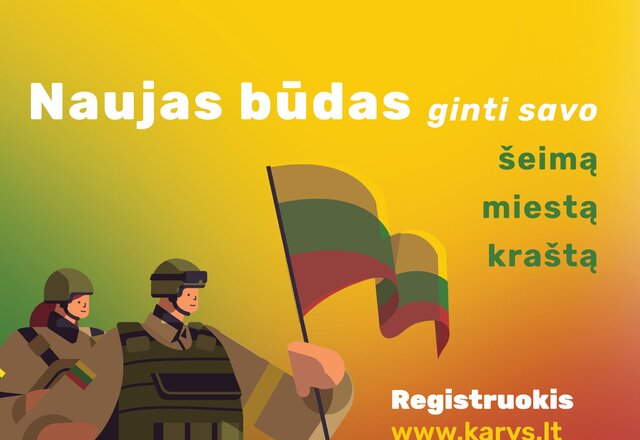 Karo komendantūros – būdas kiekvienam ir taikos metu  prisidėti prie valstybės gynybos