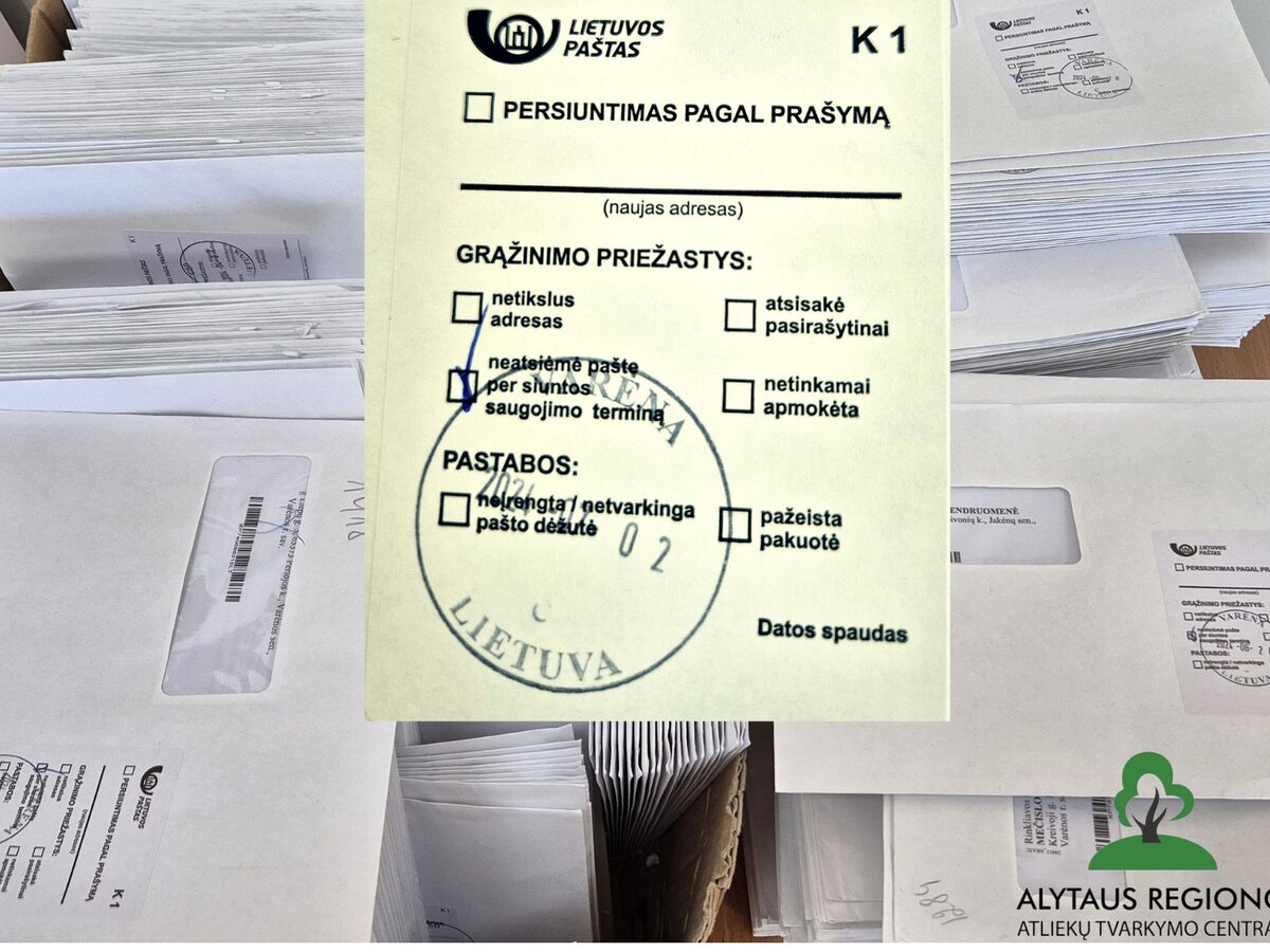 Negautas mokėjimo pranešimas neatleidžia nuo rinkliavos mokėjimo