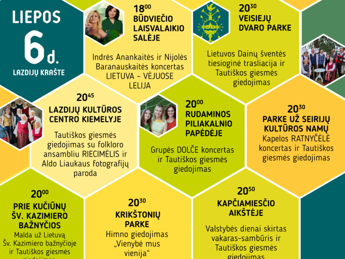 Valstybės dieną kviečiame į būrį: Tautišką giesmę giedokime vieningai!