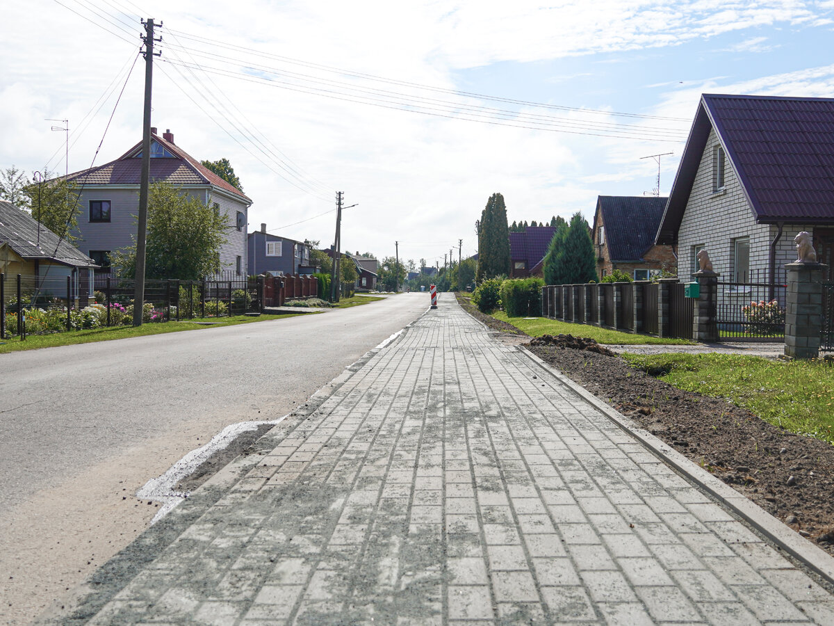 Šeštokuose, Kovo 11-osios gatvėje, prasidėjo baigiamieji kapitalinio remonto darbai