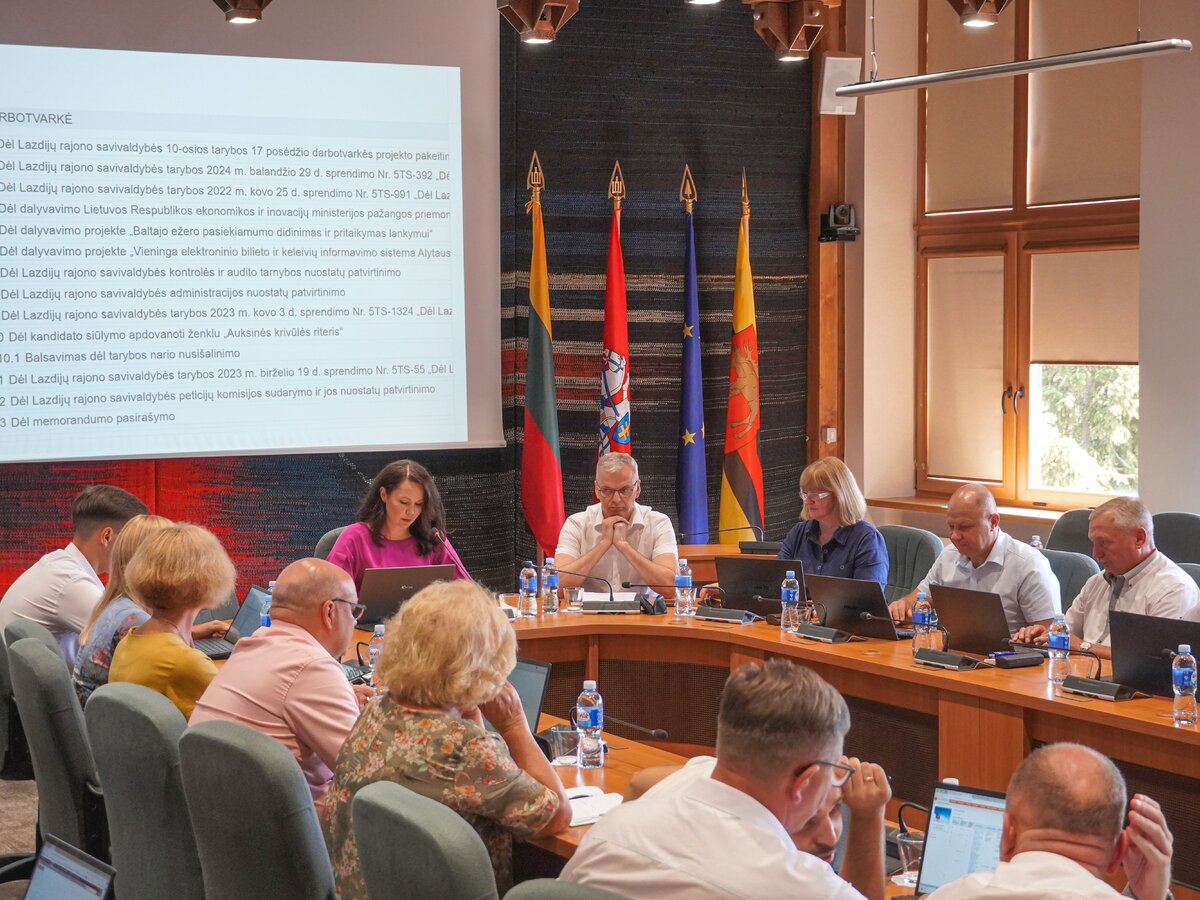 Šiandien savivaldybės taryboje: patvirtinti klasių komplektai mokyklose, projektas dėl Baltajo...