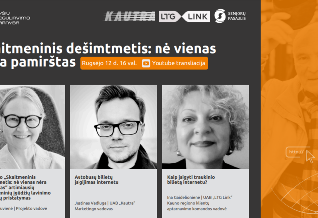 „Skaitmeninis dešimtmetis: nė vienas nėra pamirštas“ ir vėl kviečia į nuotolinę paskaitą