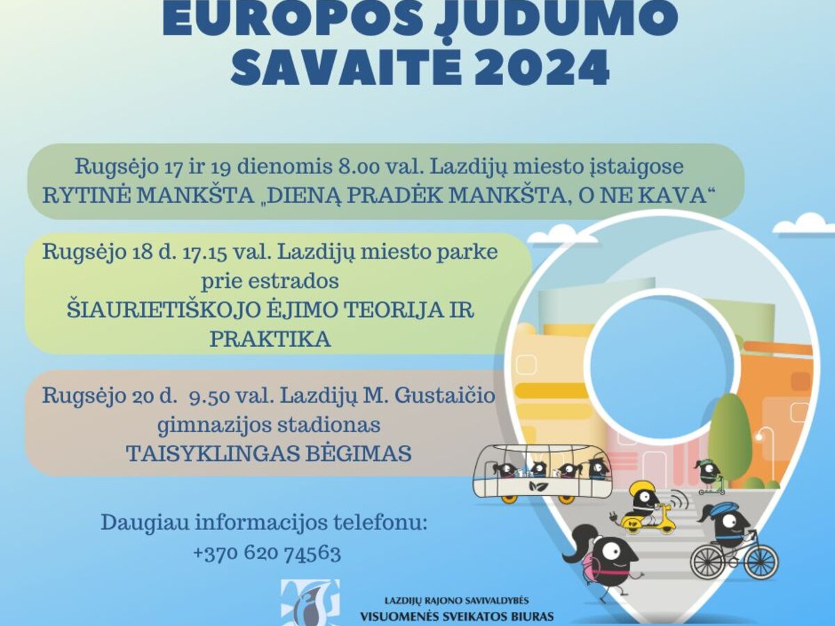 Prasideda Europos judumo savaitės renginiai: kviečiame prisijungti