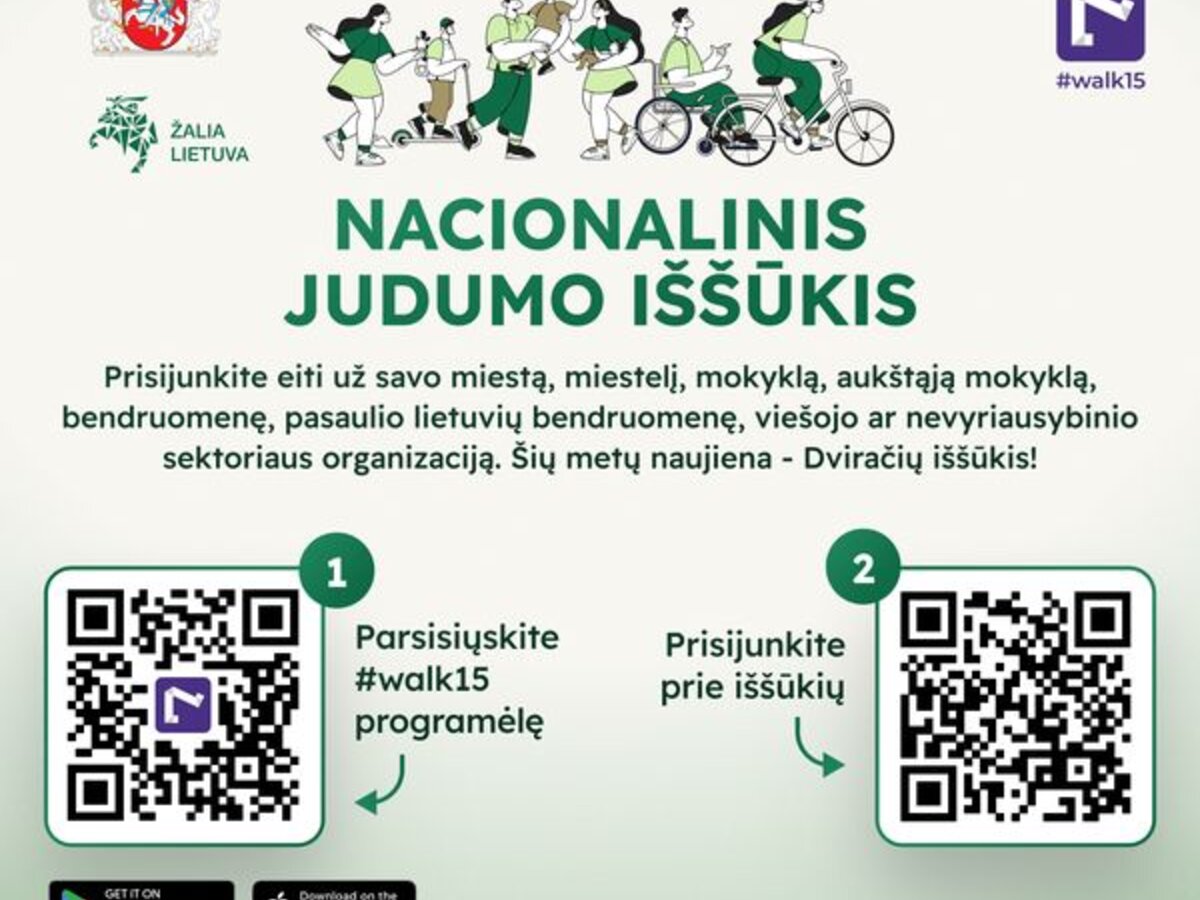 Lietuvos Respublikos Prezidentas Gitanas Nausėda kviečia jungtis prie nacionalinio judumo iššūkio