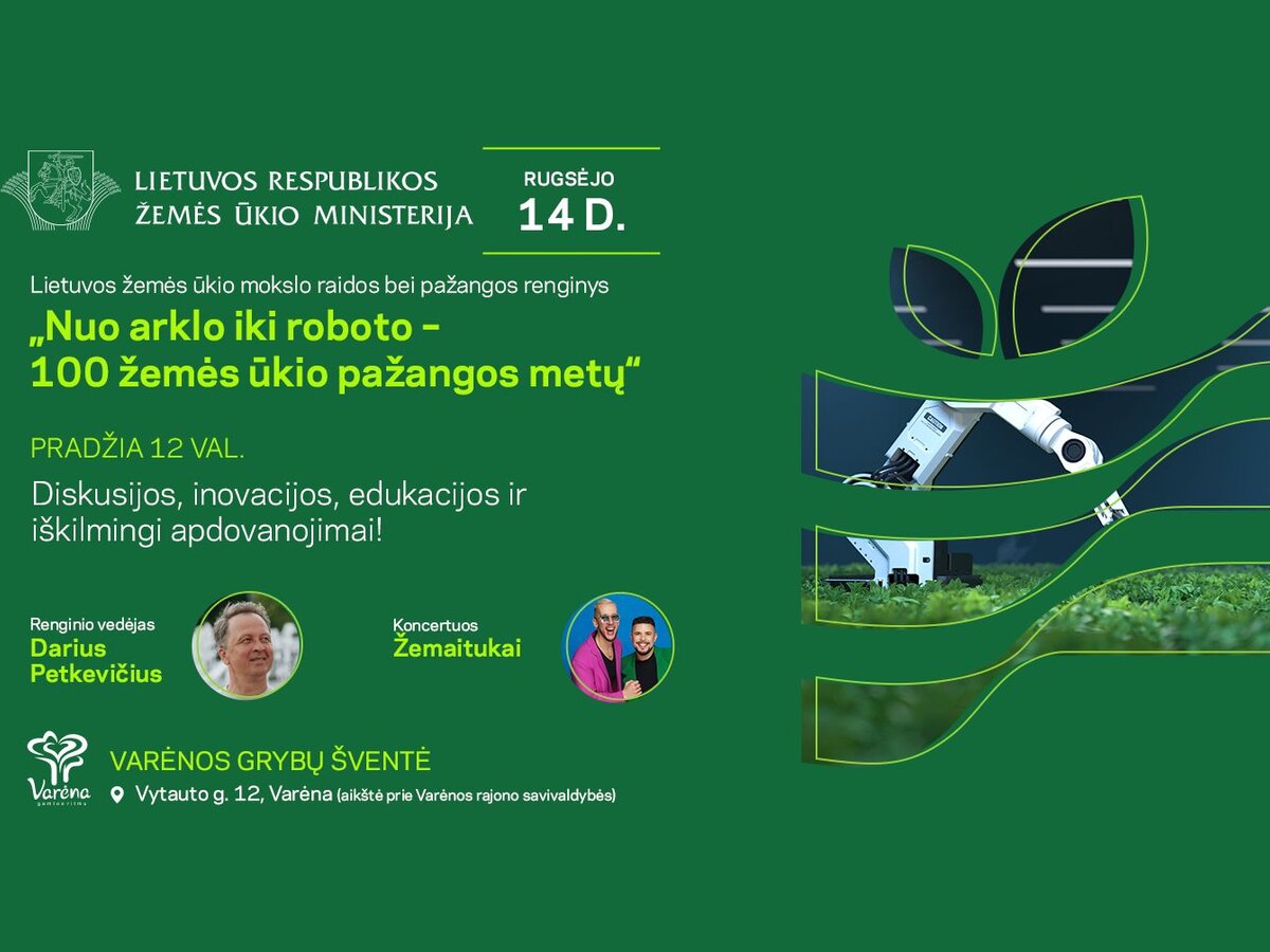 Varėnoje – išskirtinis renginys Alytaus apskrities žemdirbiams