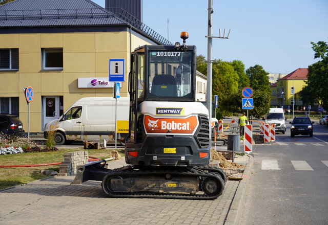 Rajono gatvėse prasidėjo perėjų atnaujinimo darbai