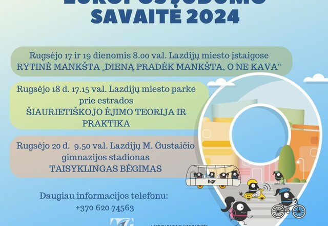 Prasideda Europos judumo savaitės renginiai: kviečiame prisijungti
