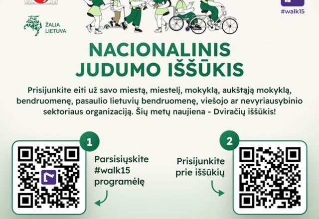 Lietuvos Respublikos Prezidentas Gitanas Nausėda kviečia jungtis prie nacionalinio judumo iššūkio