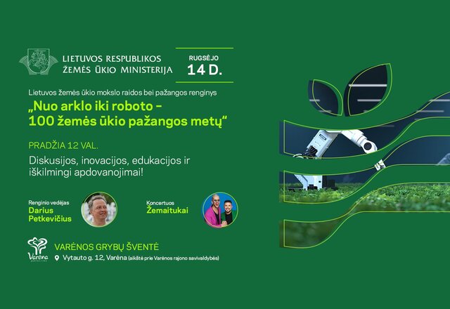 Varėnoje – išskirtinis renginys Alytaus apskrities žemdirbiams