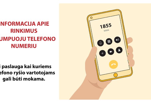 VRK: svarbią informaciją apie rinkimus į Seimą galite gauti trumpuoju numeriu 1855