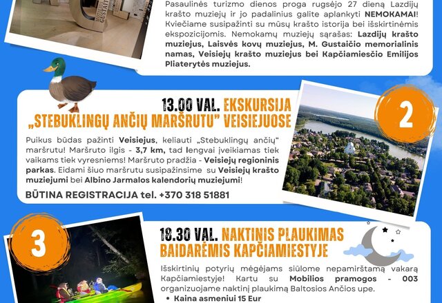 Kviečiame Pasaulinę turizmo dieną švęsti kartu!