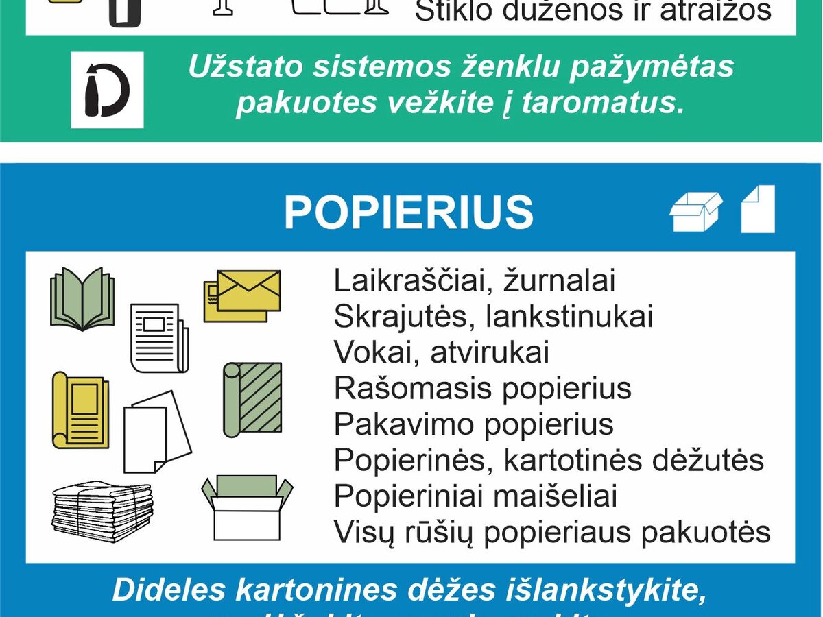 Griežtinama konteinerių kontrolė: bus vežamos tik išrūšiuotos atliekos