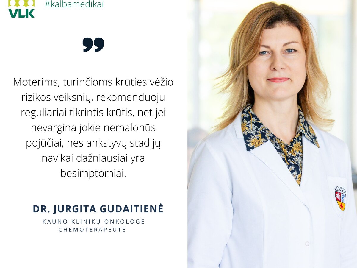 Kalba medikai. Anksti diagnozuotas krūties vėžys – įveikiamas