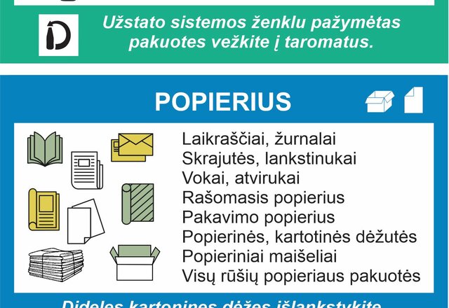 Griežtinama konteinerių kontrolė: bus vežamos tik išrūšiuotos atliekos