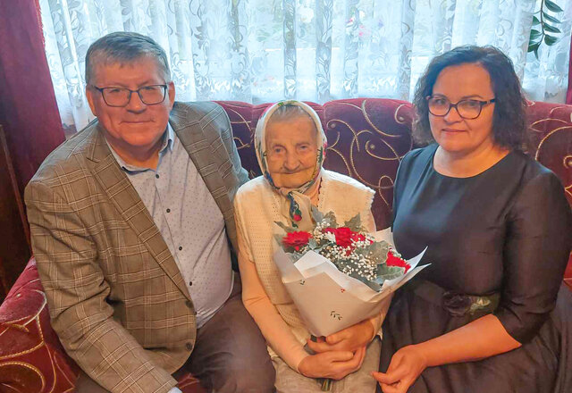 Jubiliejinių 100 metų sulaukė dar viena Lazdijų rajono gyventoja