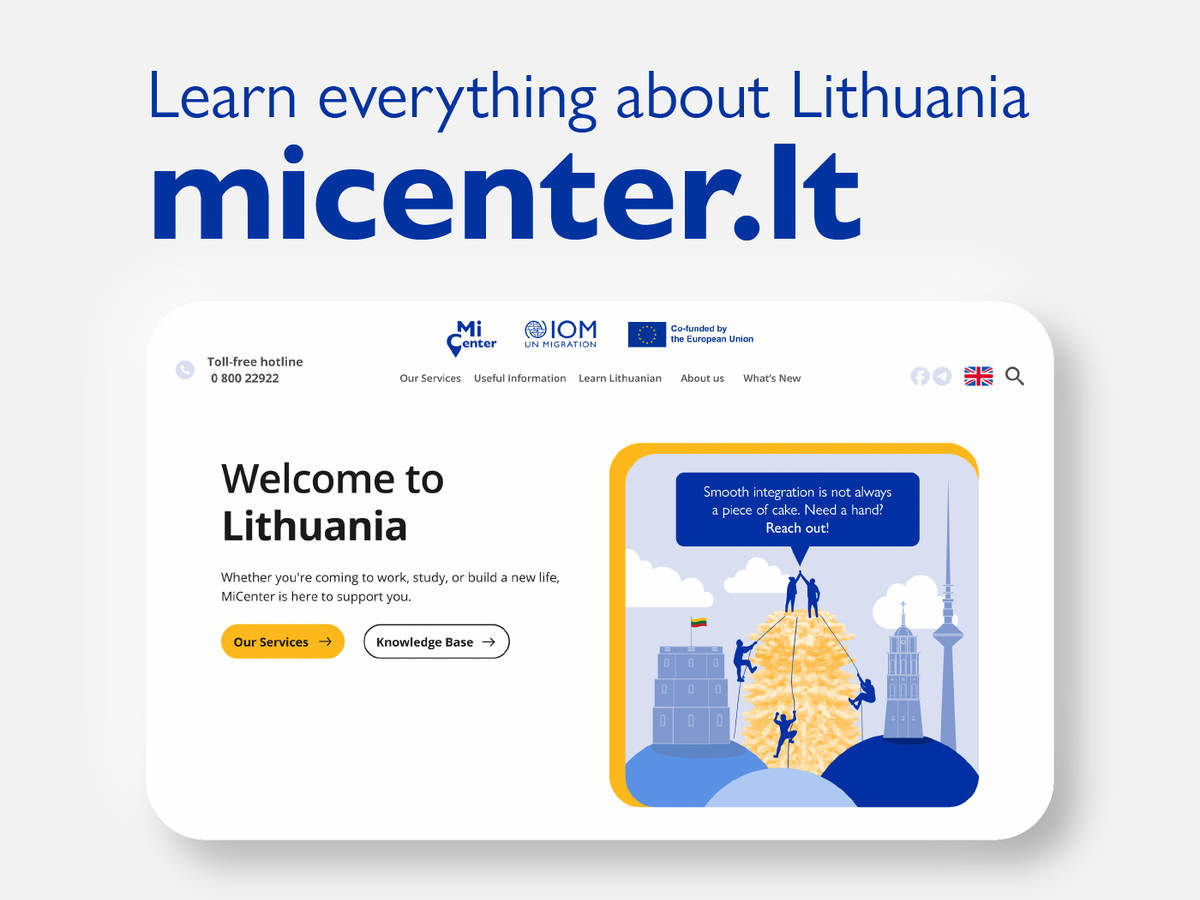 Viskas apie Lietuvą - naujoje internetinėje svetainėje užsienio piliečiams
