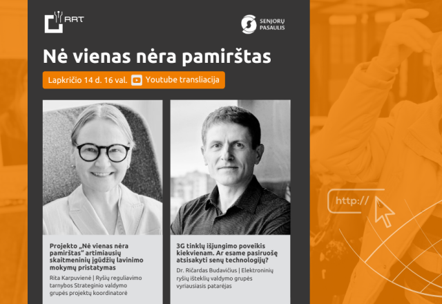 „Nė vienas nėra pamirštas“ ir vėl kviečia Tave į nuotolinę paskaitą!