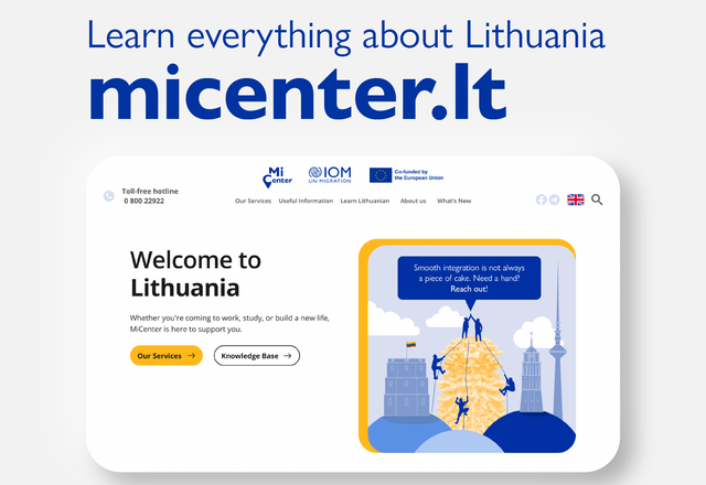 Viskas apie Lietuvą - naujoje internetinėje svetainėje užsienio piliečiams
