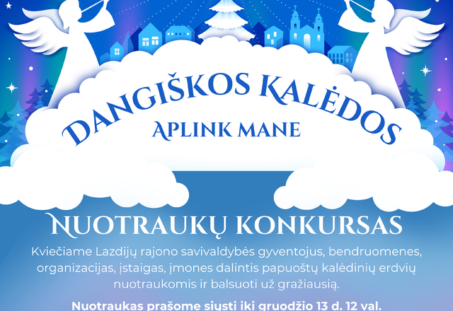 Nuotraukų konkursas „Dangiškos Kalėdos aplink mane“