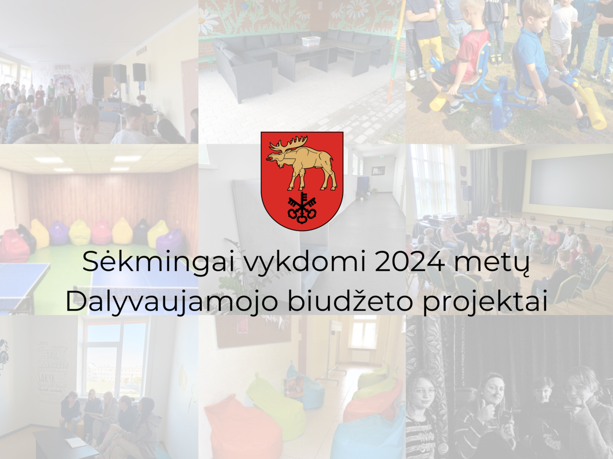 Sėkmingai įvykdyti 2024 metų Dalyvaujamojo biudžeto projektai